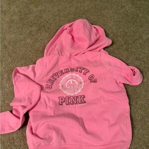 Y2K VS Pink  University of Pink Hoodie Sz m